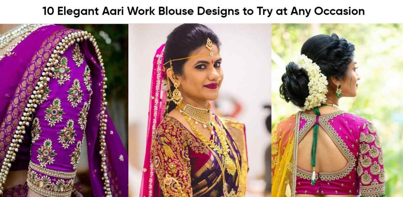 10 Elegant Aari Work Blouse Designs to Try at Any Occasion